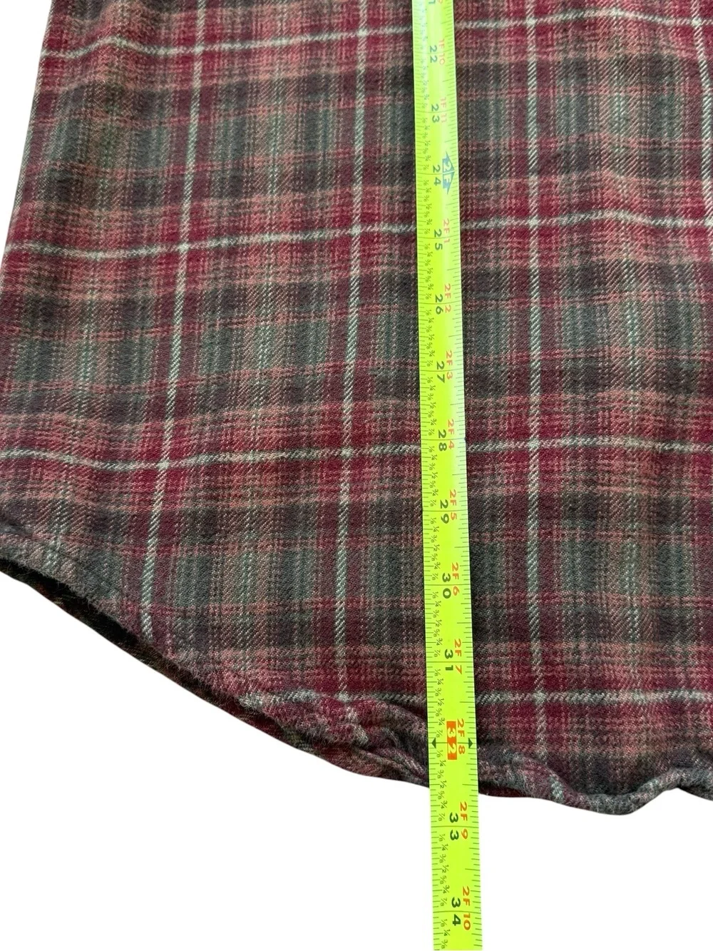 Orvis Perfect Flannel Shirt Mens L Plaid Button Up Outdoor Cabin Core Lumberjack - Picture 6 of 11